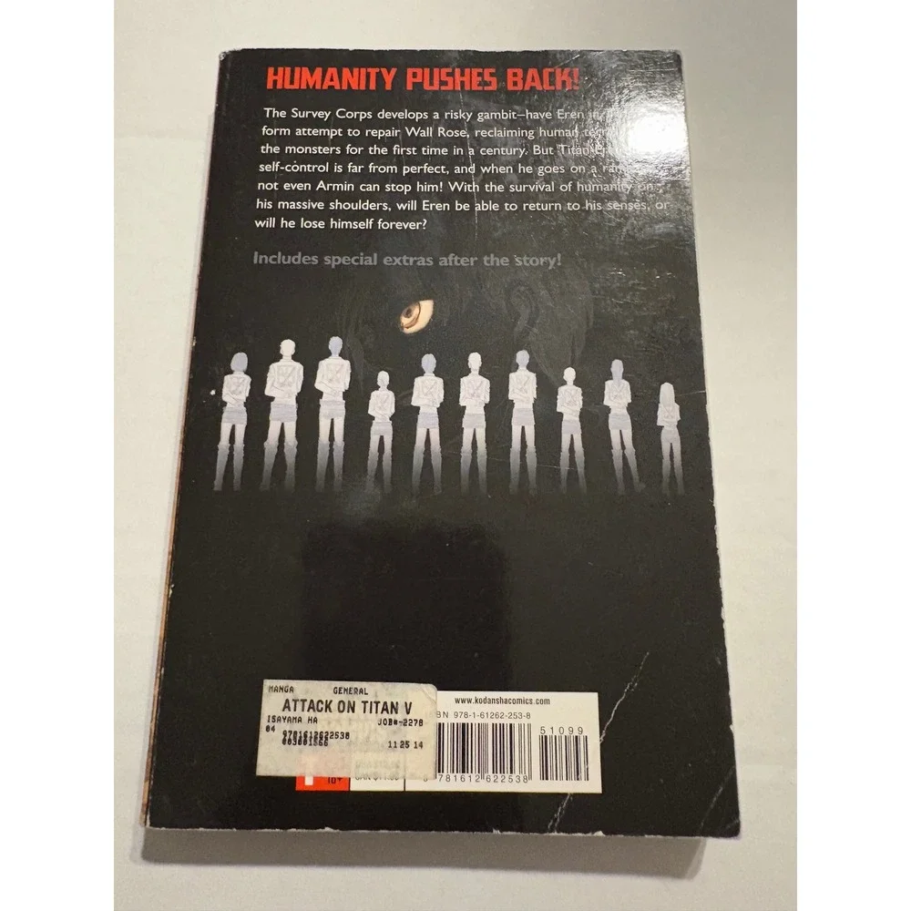 Attack on Titan Manga Volumes 4 5 & 6 English‎ Graphic Novels Anime Comic Books